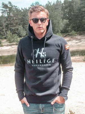 BASIC  LOGO Hoody  black