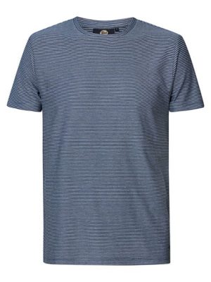 T-Shirt Blau-Weiß